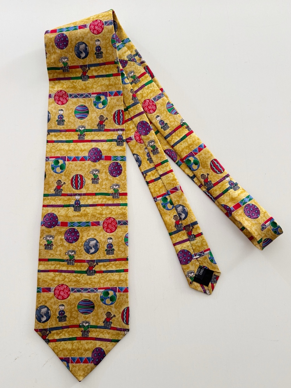 Vintage UNICEF “Up, Up, and Away” Silk Tie